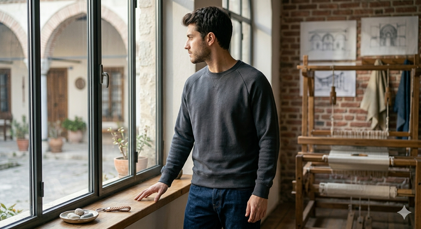 Erkek Üst Giyim: Sweatshirt ile Konfor ve Stil Dengesi
