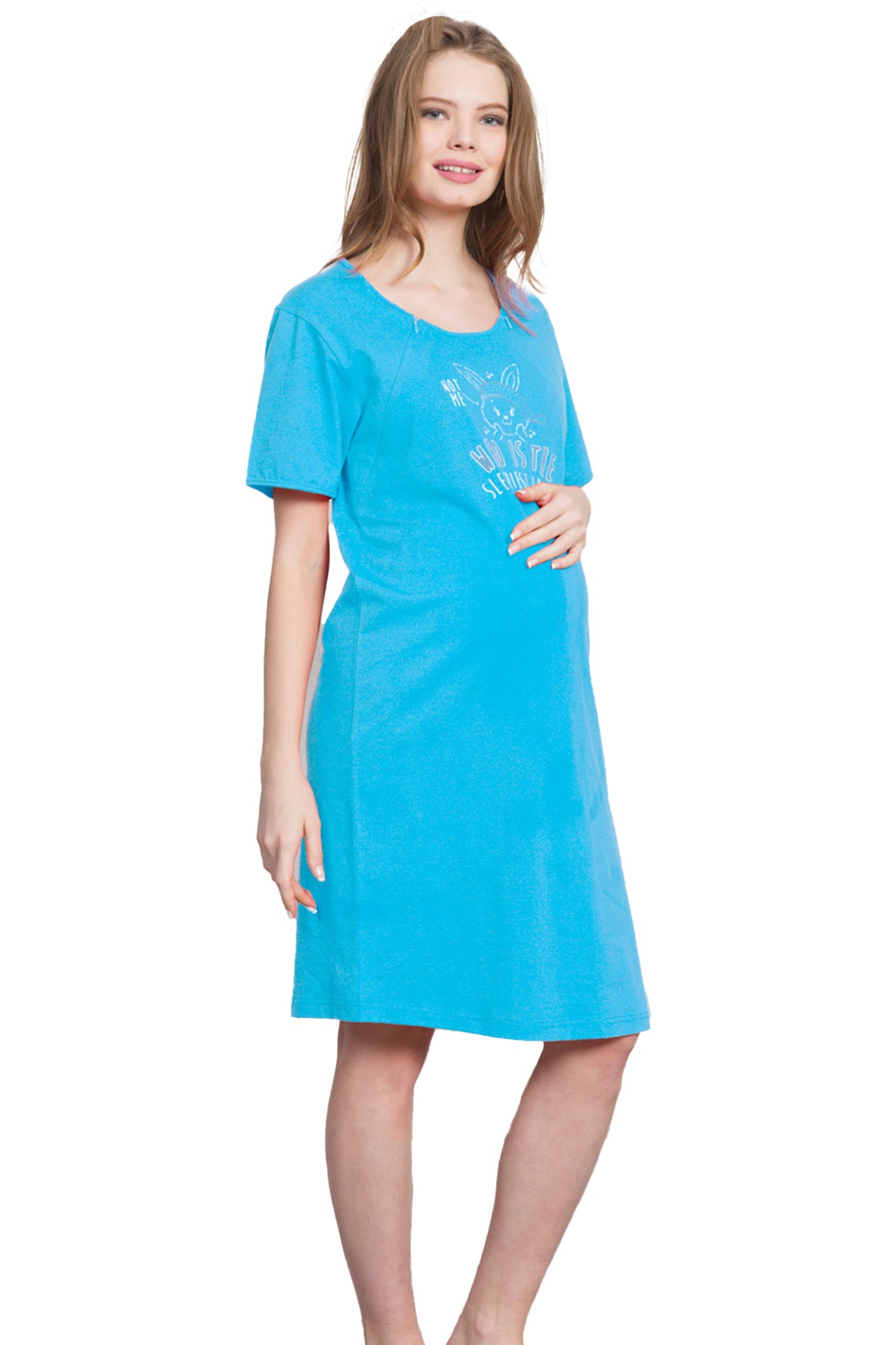 Woman Sleeplest Pregnant Tunic