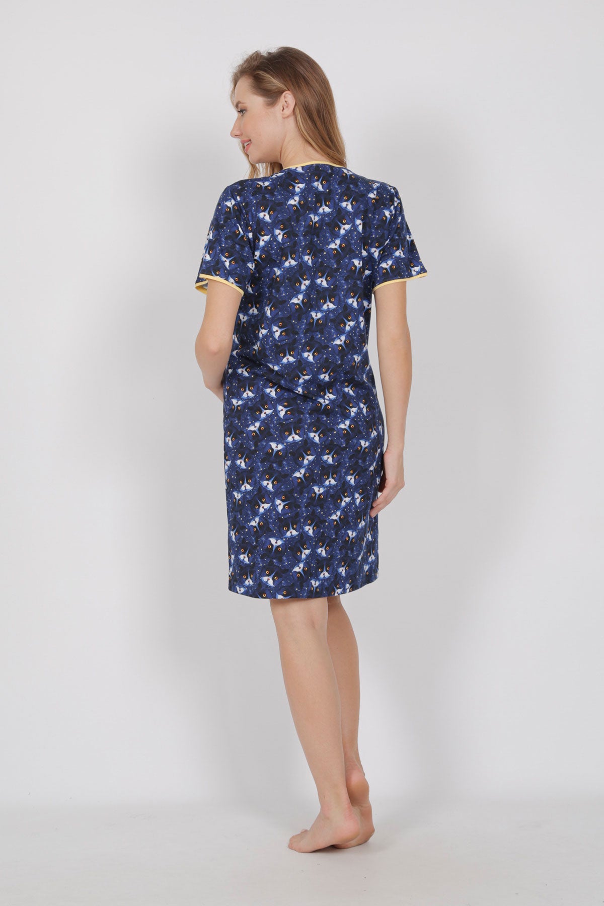 KADIN P.SUPREM CIFT PATLI KISA KOL ETEGI OVAL HAMILE TUNIK