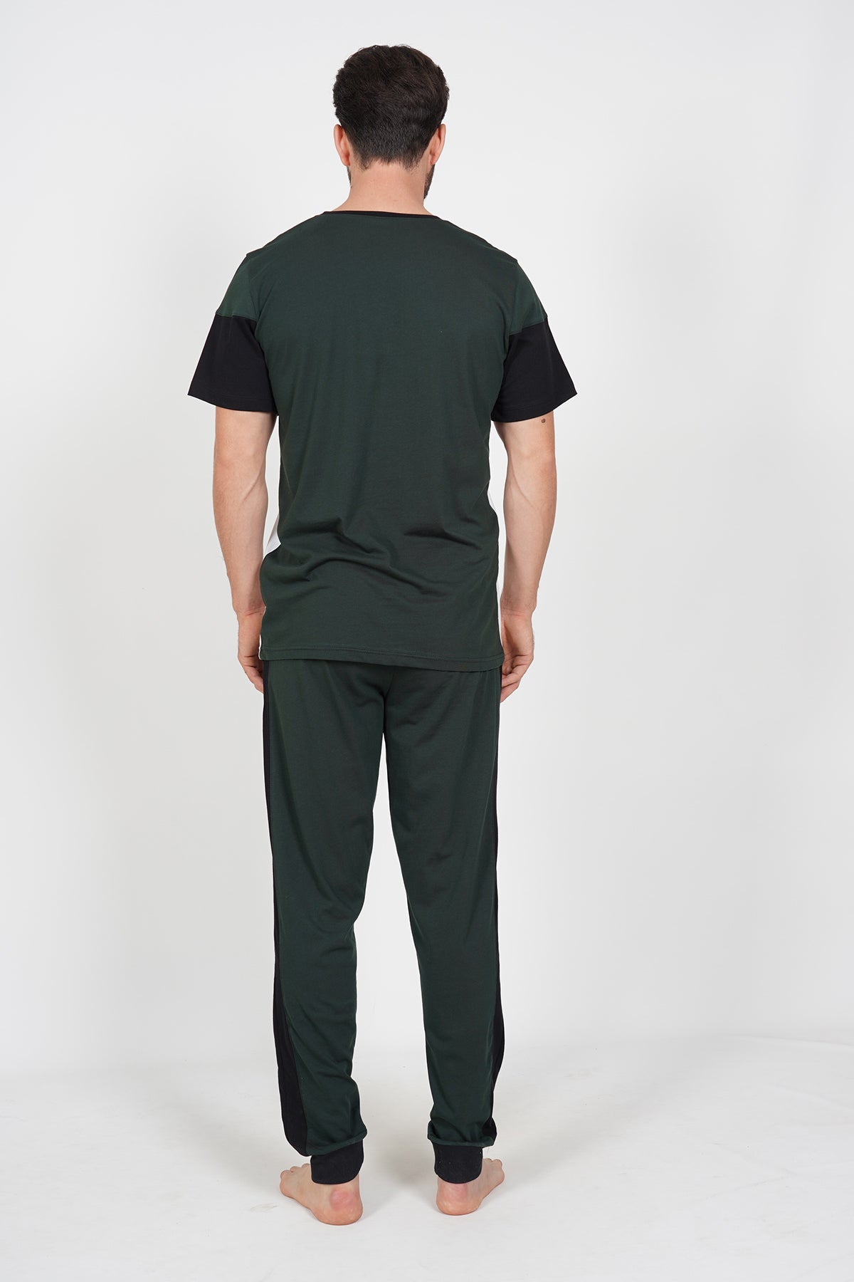 Man Geometric Pyjama Set