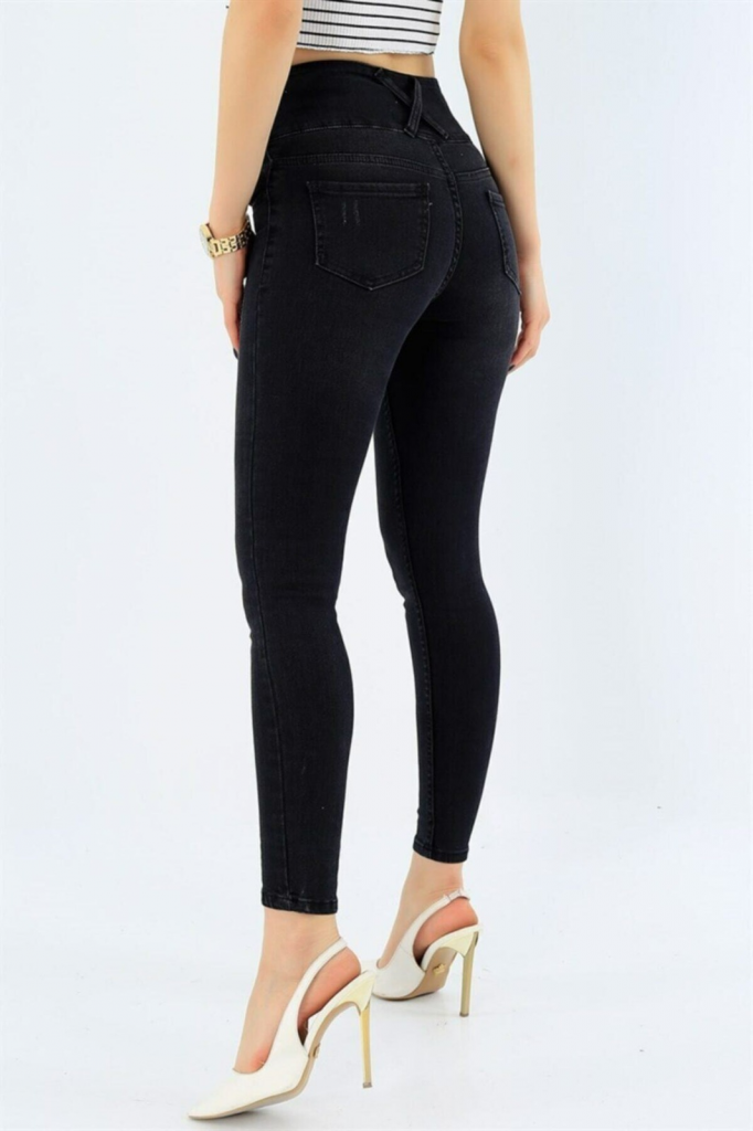 High Waist Stretch Denim Jeans
