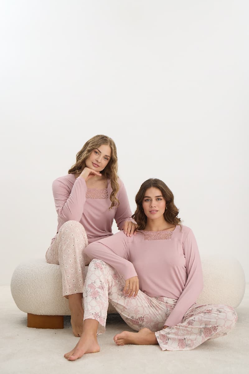 16244 Kadın Büyük Beden Pijama Takım