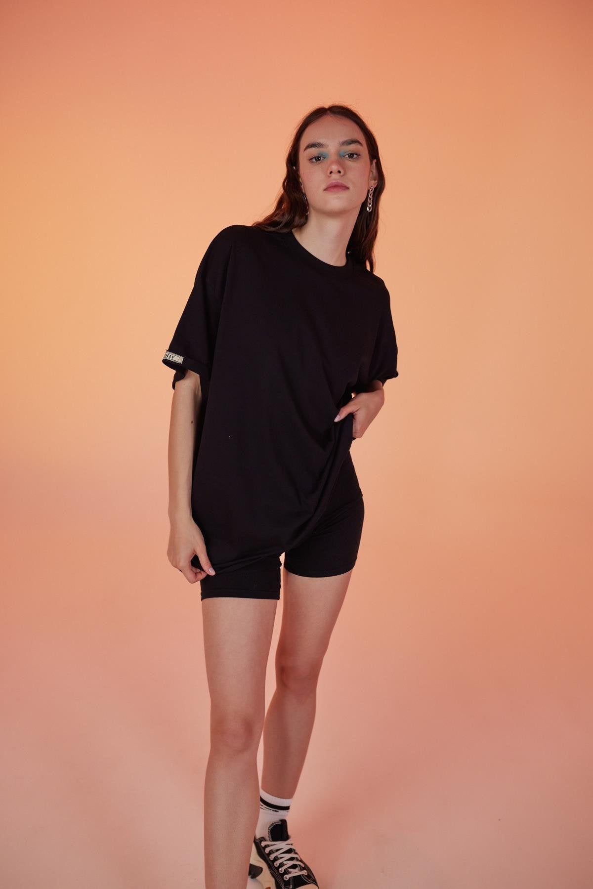 Lure Oversize Tshirt Siyah