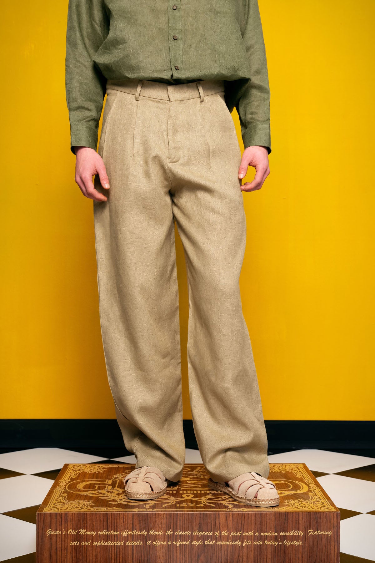 %100 KETEN HAKİ PANTOLON