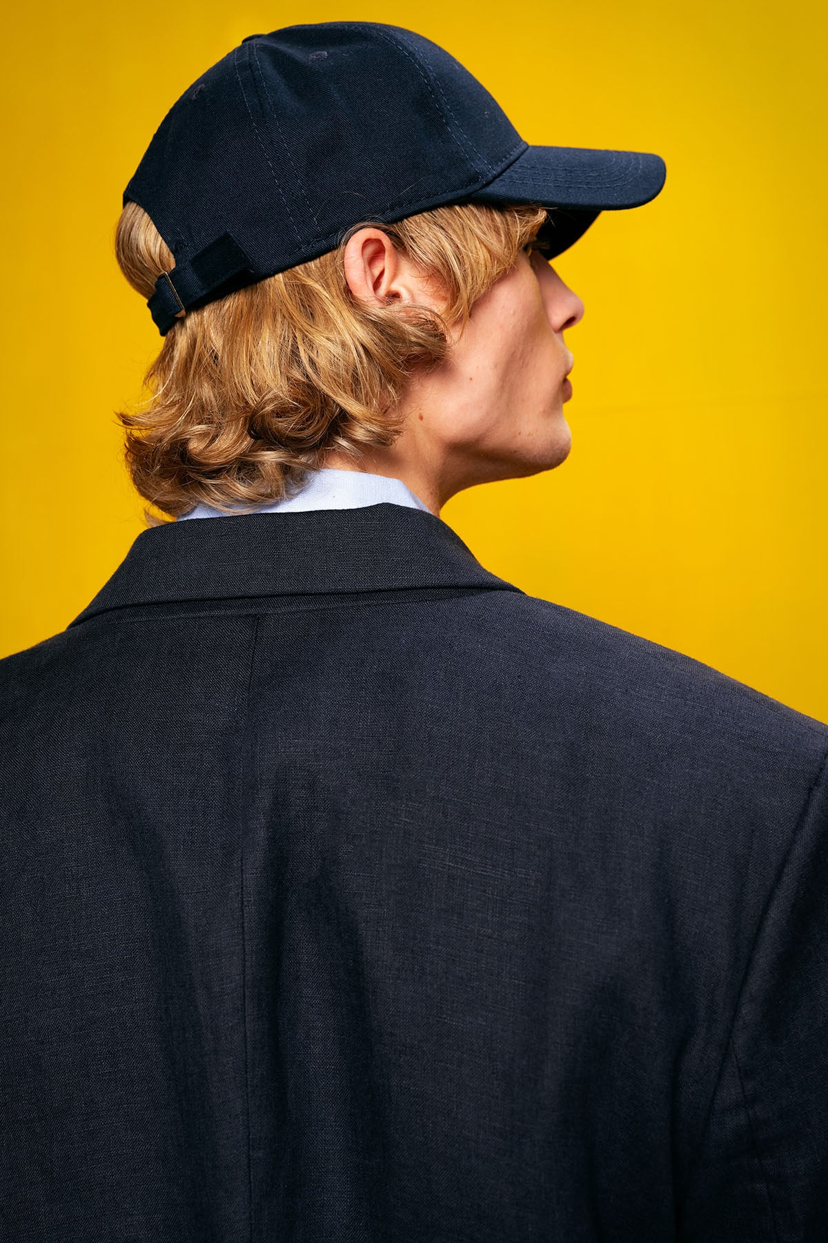 %100 KETEN LACİVERT CEKET - LACİVERT M