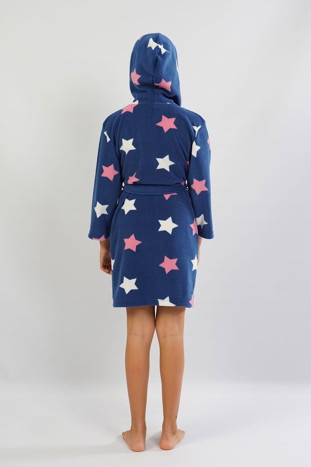 KIZ COCUK POLAR KAPSONLU CEPLI SABAHLIK