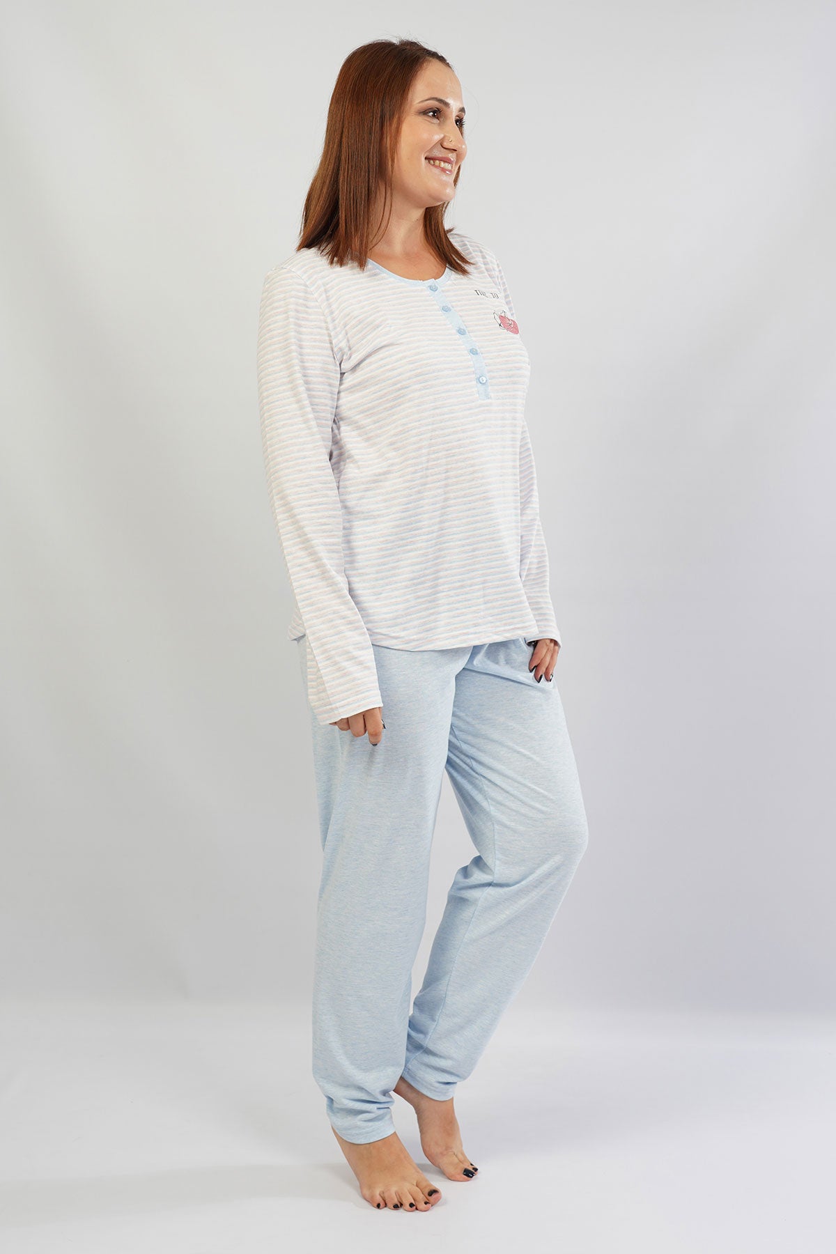Woman Supreme Big Size Leda Pyjama Set