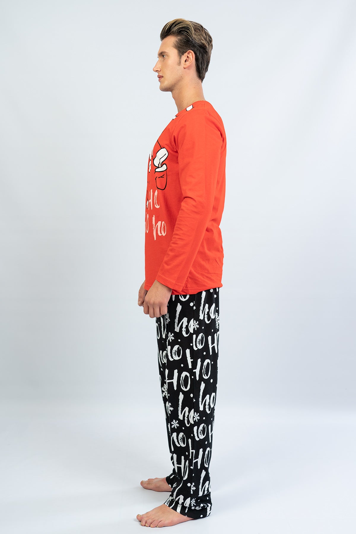 CEPLI ERKEK P.SUPREM O YAKA UZUN KOL PIJAMA TAKIM