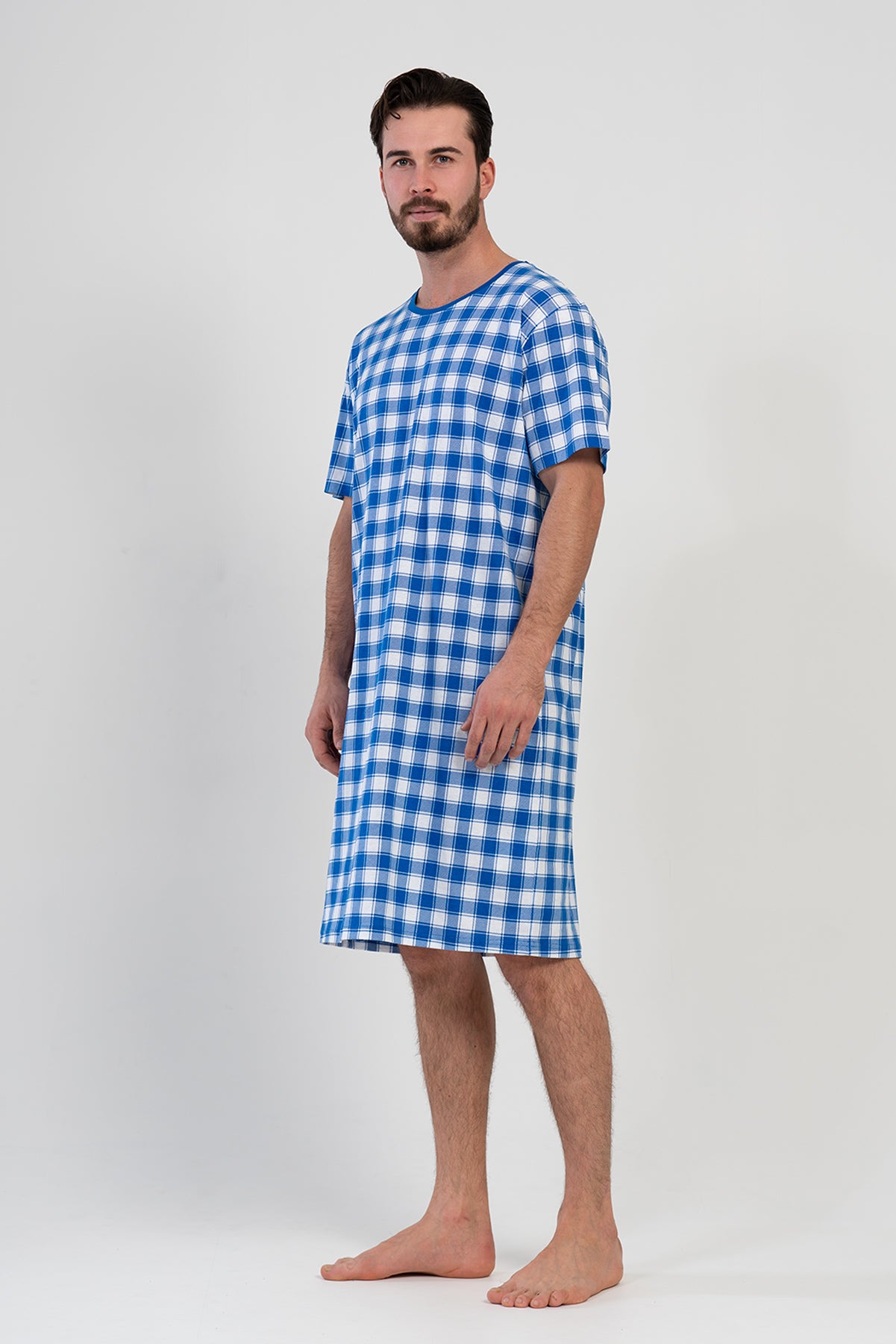 Man Plaid Tunic