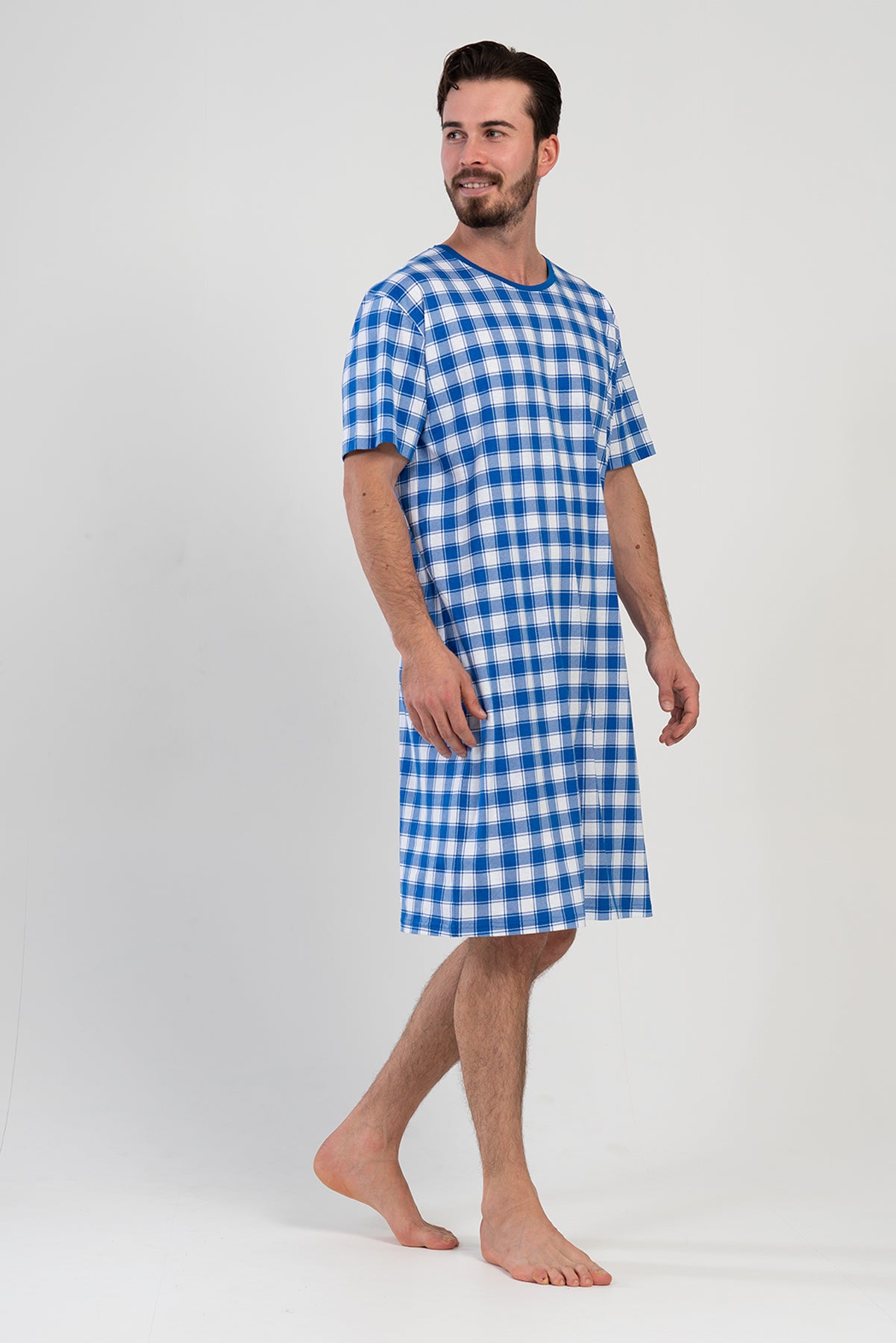 Man Plaid Tunic
