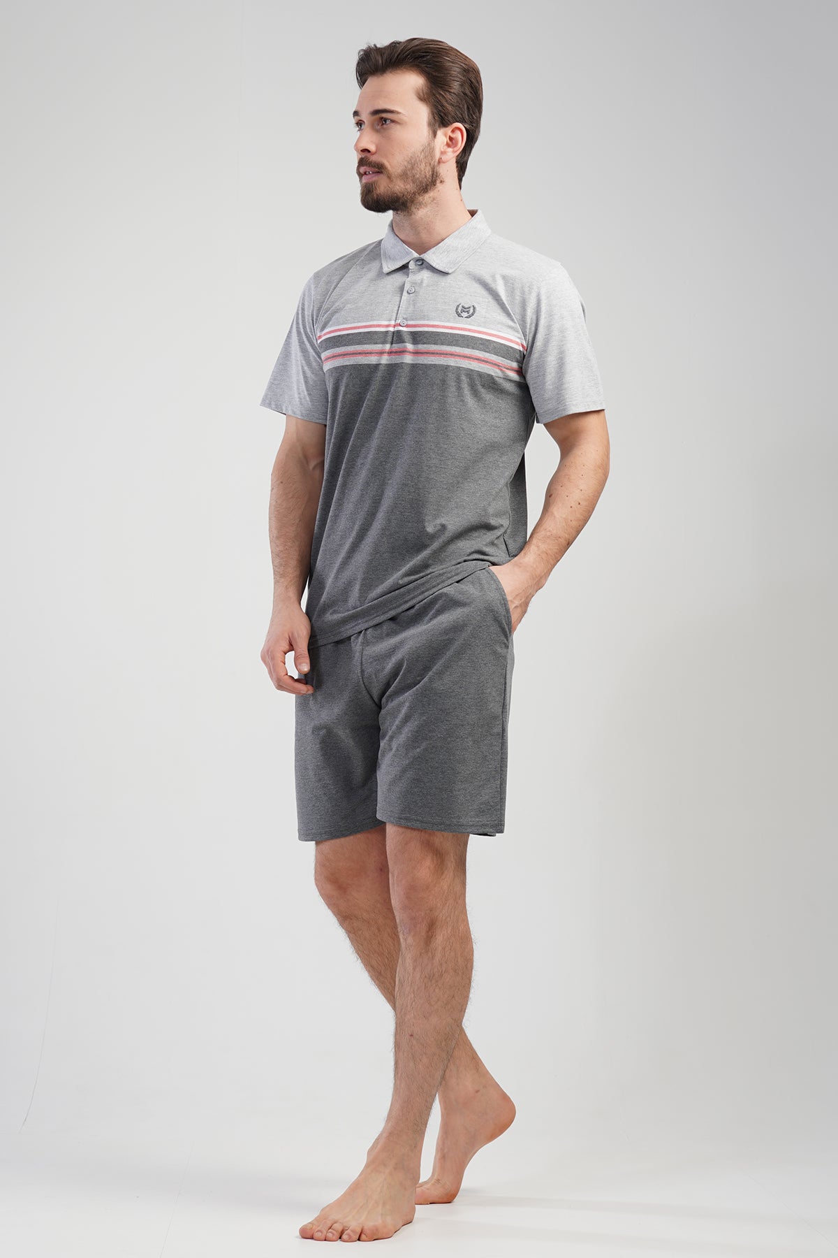 CEPLI ERKEK P.SUPREM POLO YAKA PATLI KISA KOL SORT TAKIM