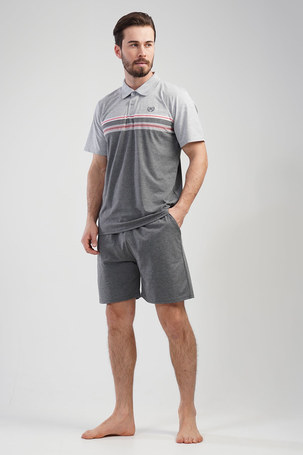 CEPLI ERKEK P.SUPREM POLO YAKA PATLI KISA KOL SORT TAKIM