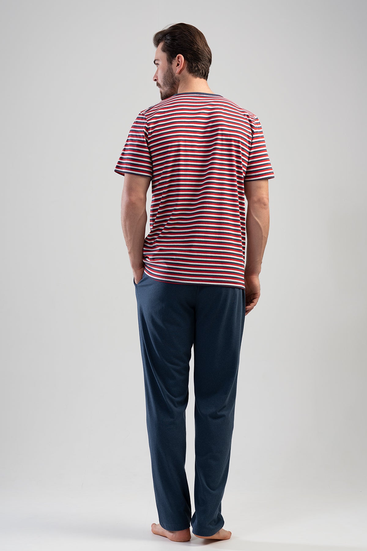 Man Red Pyjama Set