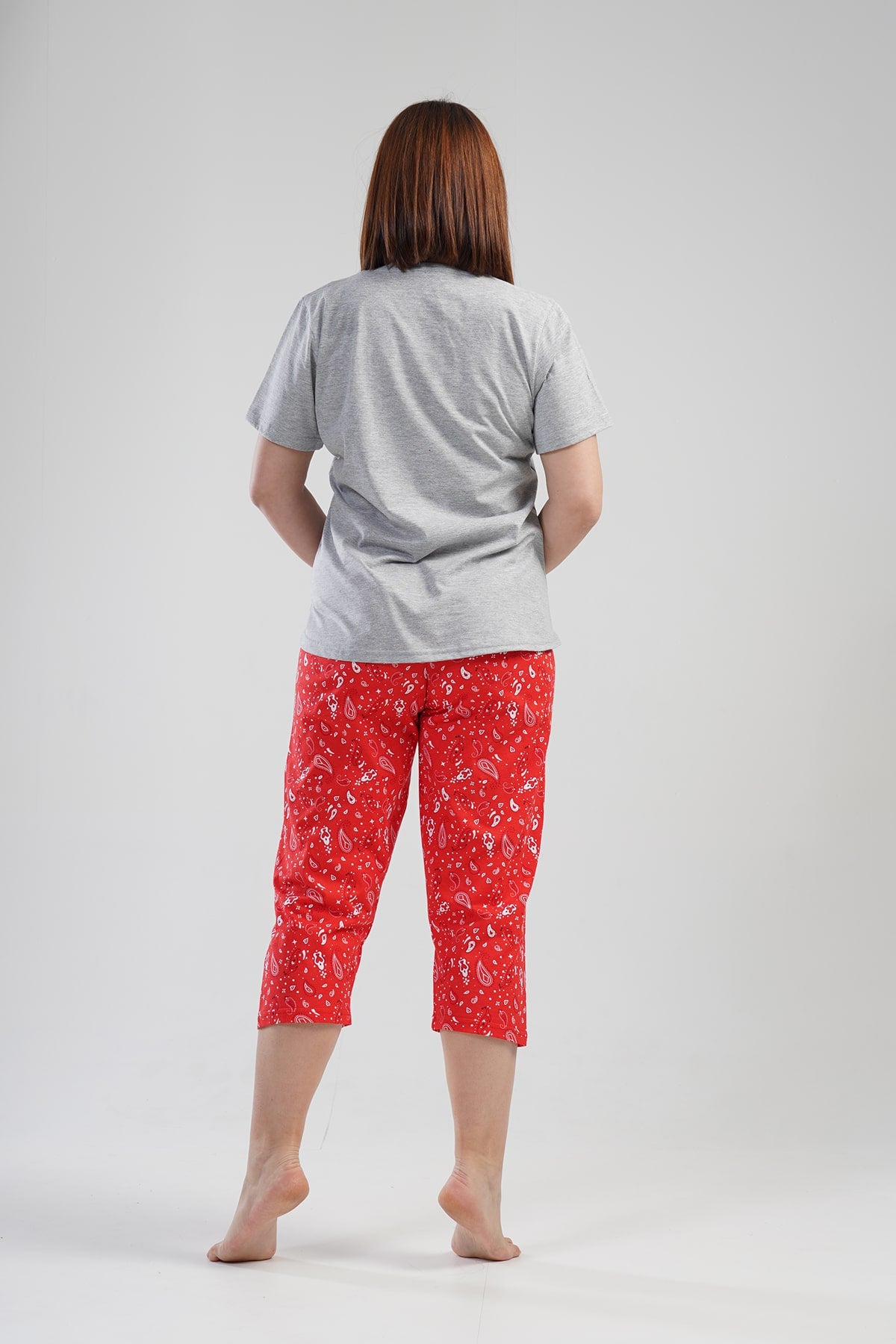 Woman Big Size Brave Capri Set