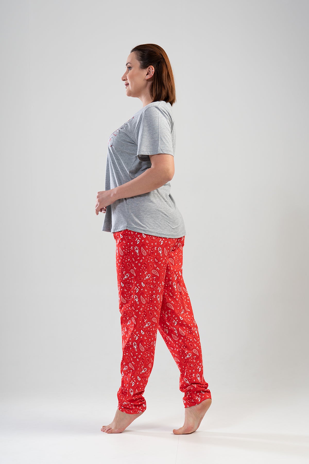 Woman Big Size Blam Pyjama Set