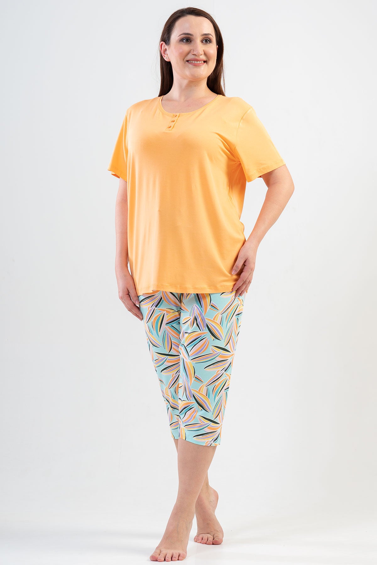 BAYAN LYC WORTEKS XXL PATLI O YAKA DUSUK OMUZLU KISA KOL KAPRI TAKIM