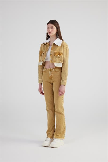 Rusted Jean Pantolon Camel