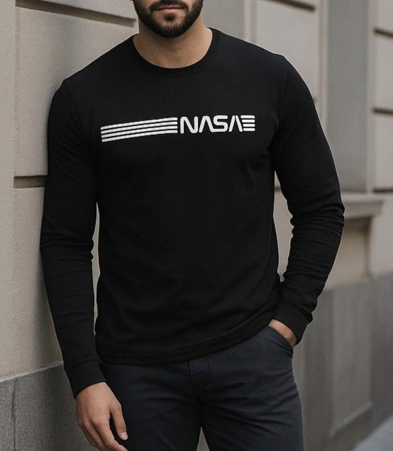 Men's Long Sleeve Crew Neck Viscose Sweatshirt