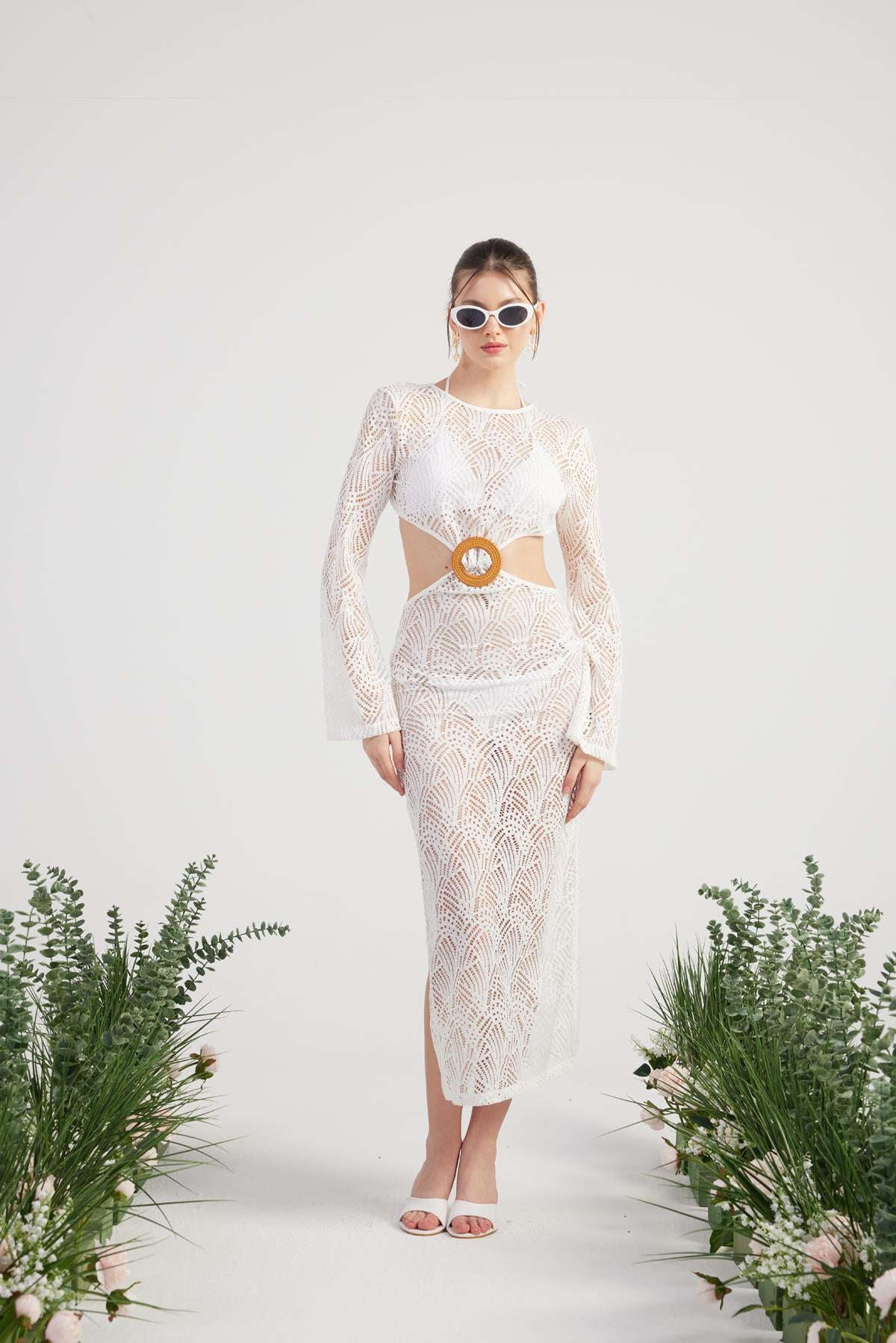 Adeline Elbise Beyaz