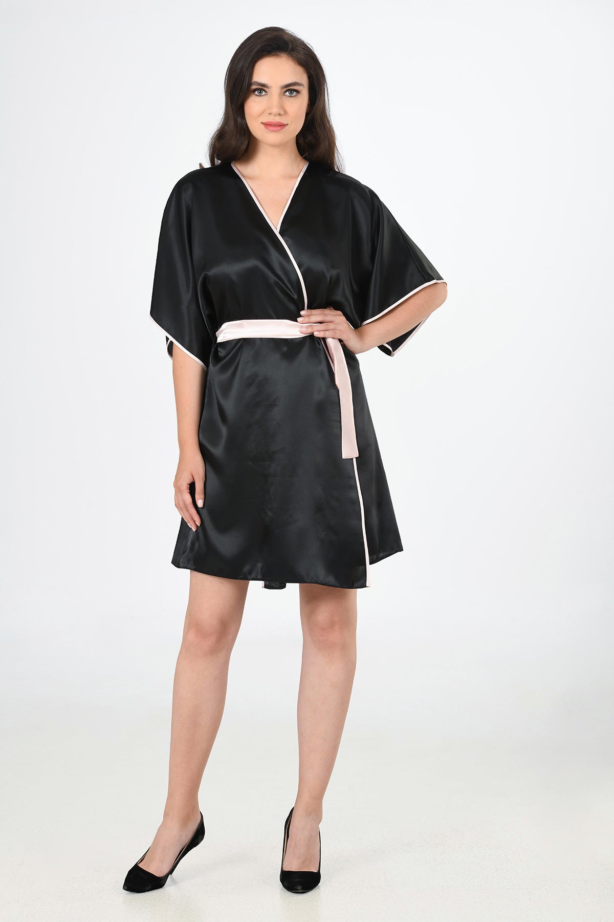 Woman Satin Luxury Dressing Gown