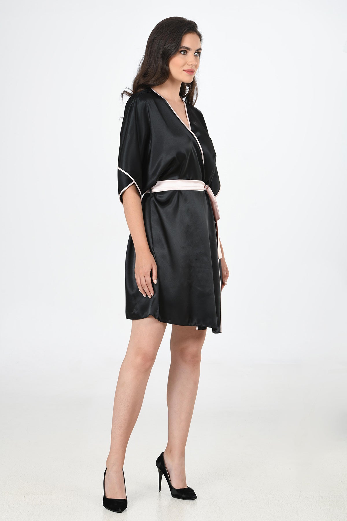 Woman Satin Luxury Dressing Gown