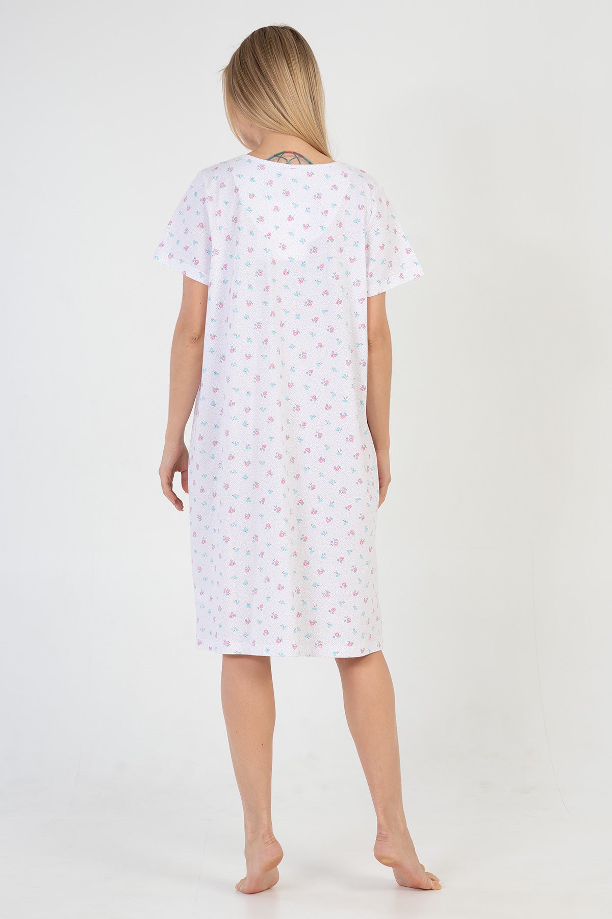 Woman Cotton Seda Nightgown