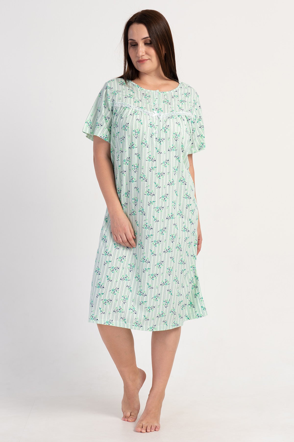 Woman Big Size Rosia Nightgown