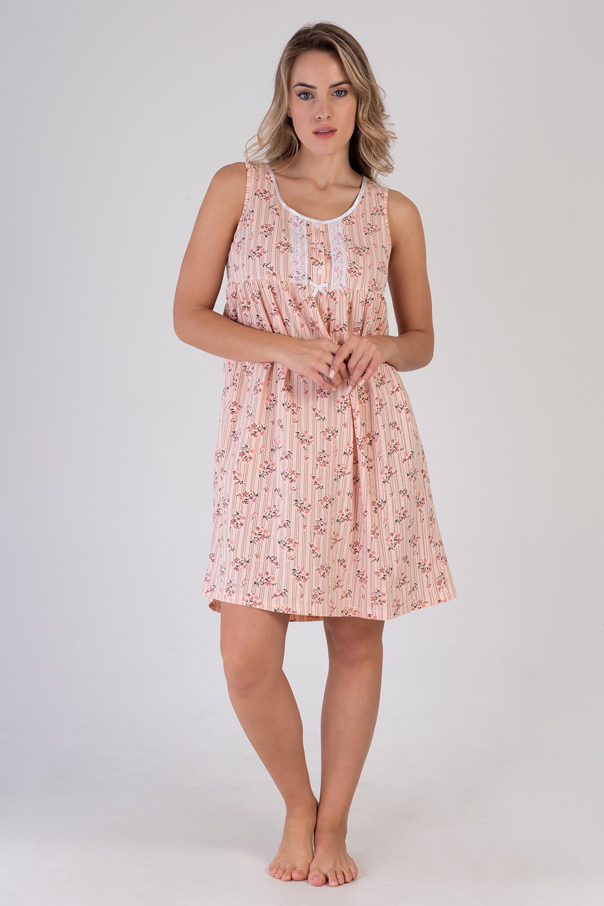 Woman Befa Nightgown