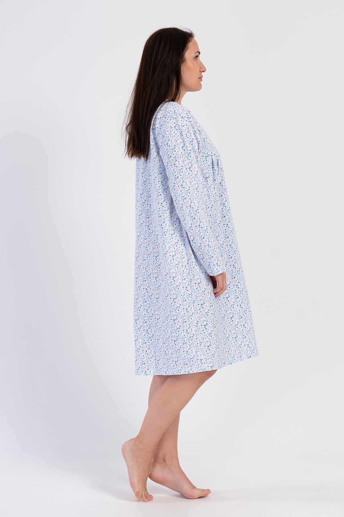 Woman Cotton Verenda Grandma Nightgown