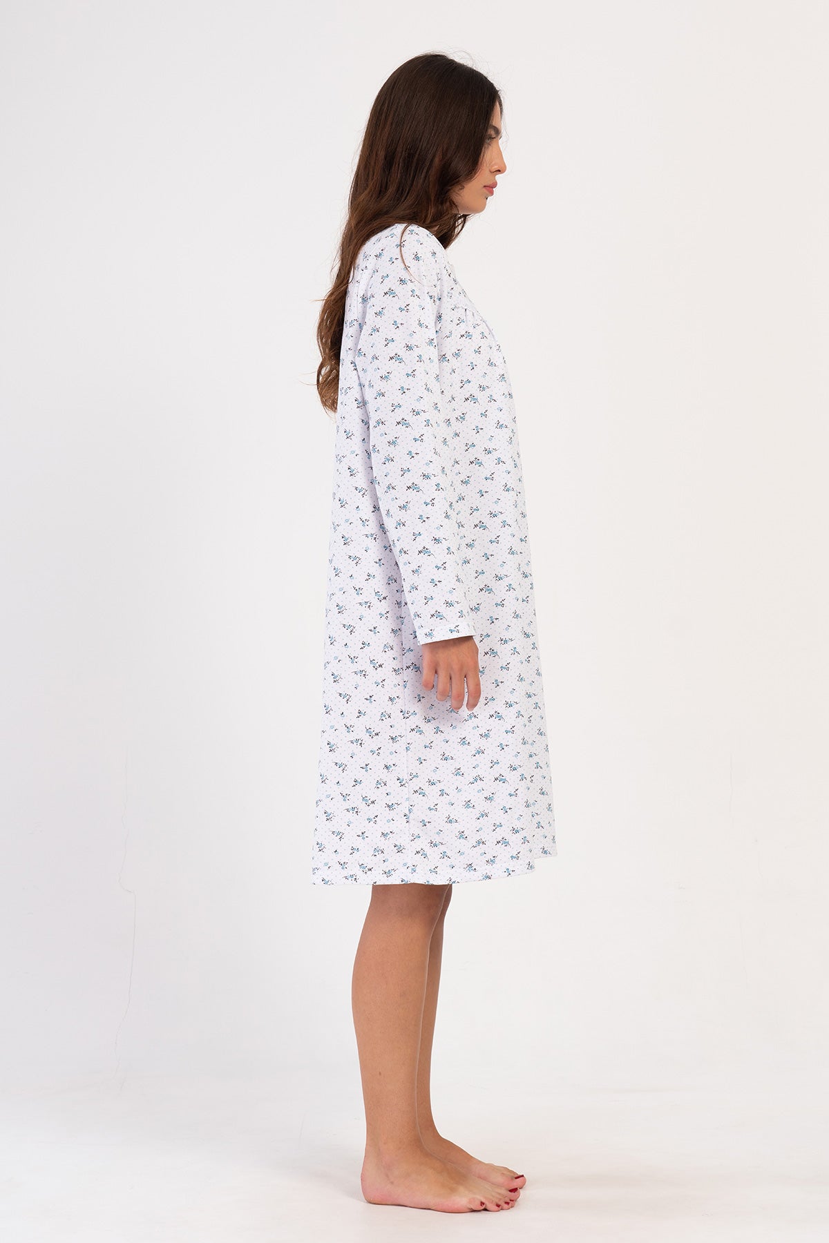 Woman Big Size Dena Cotton Grandma Nightgown