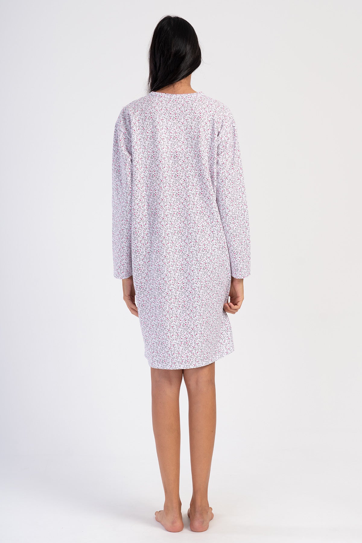 Woman Serra Cotton Grandma Nightgown