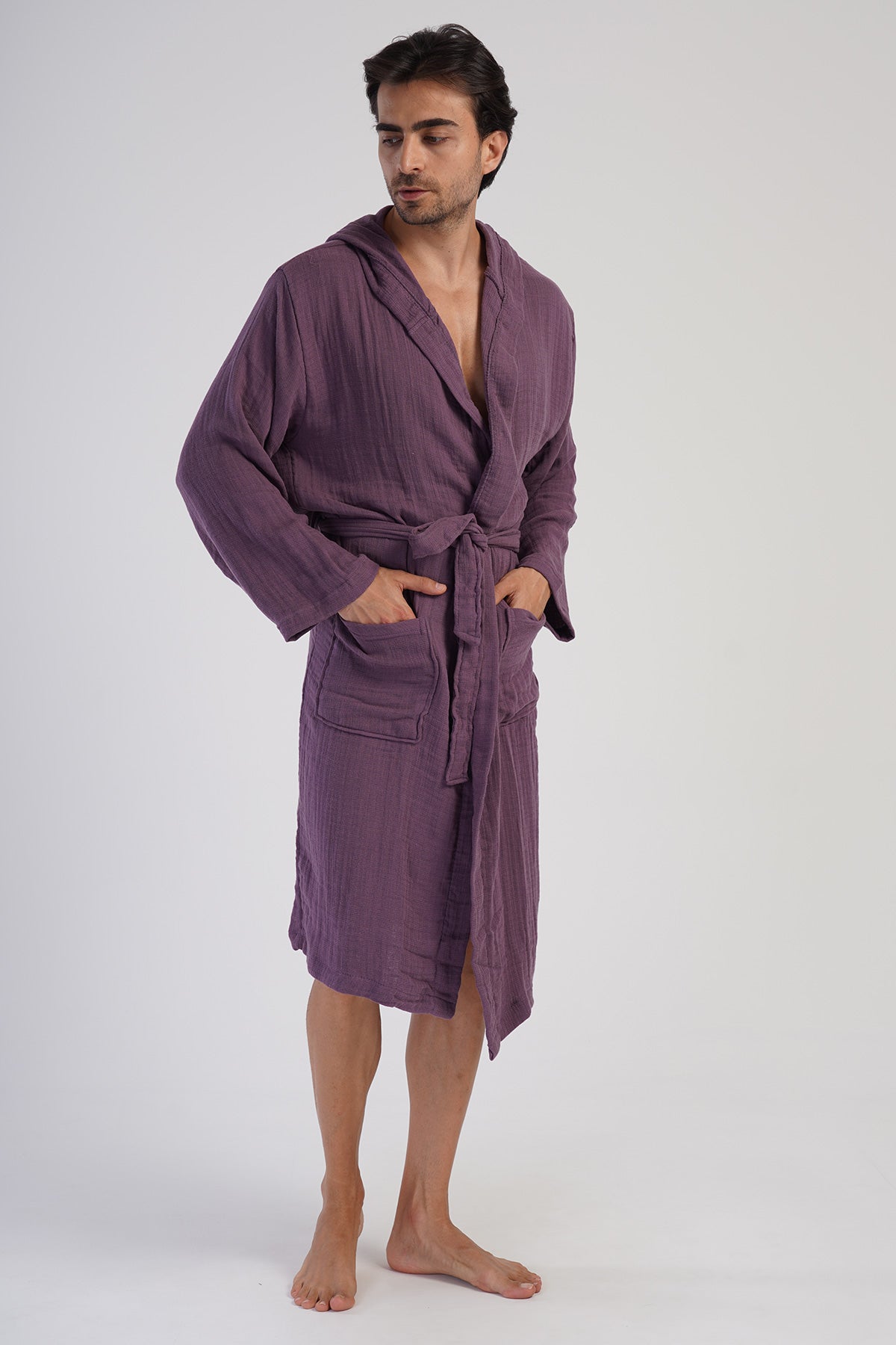 Woman Muslin Dega Bathrobe