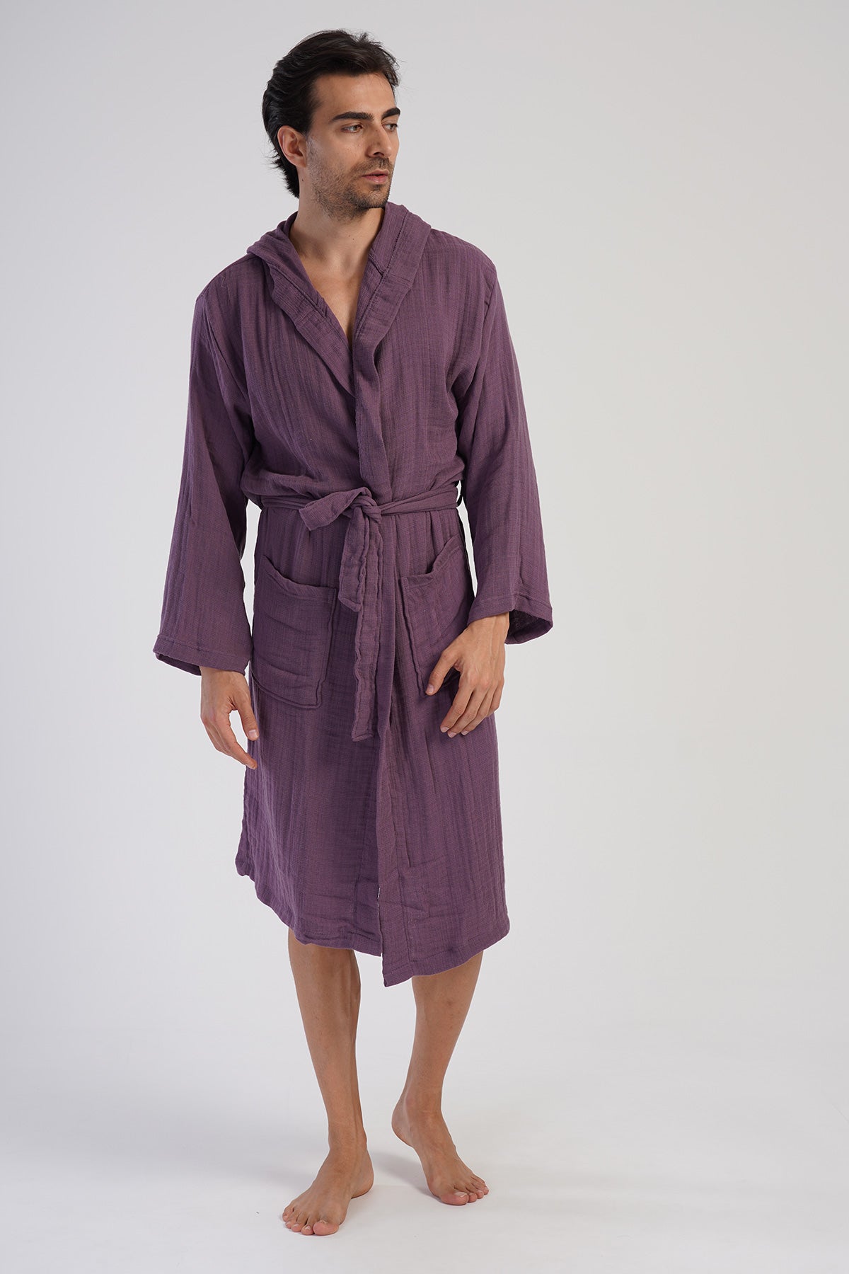 Woman Muslin Dega Bathrobe