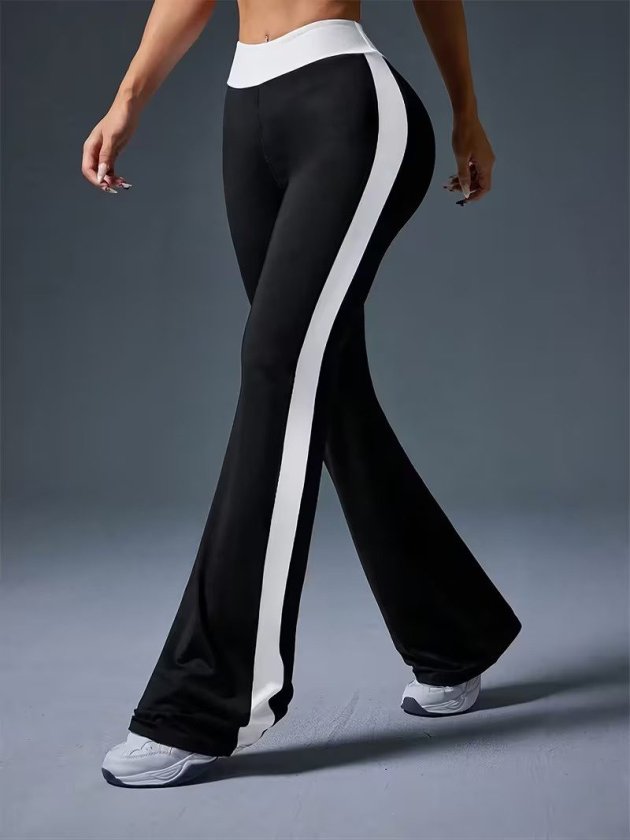 Kadın Yüksek Bel Paçaya Doğru Genisleyen Dalgıç Tayt