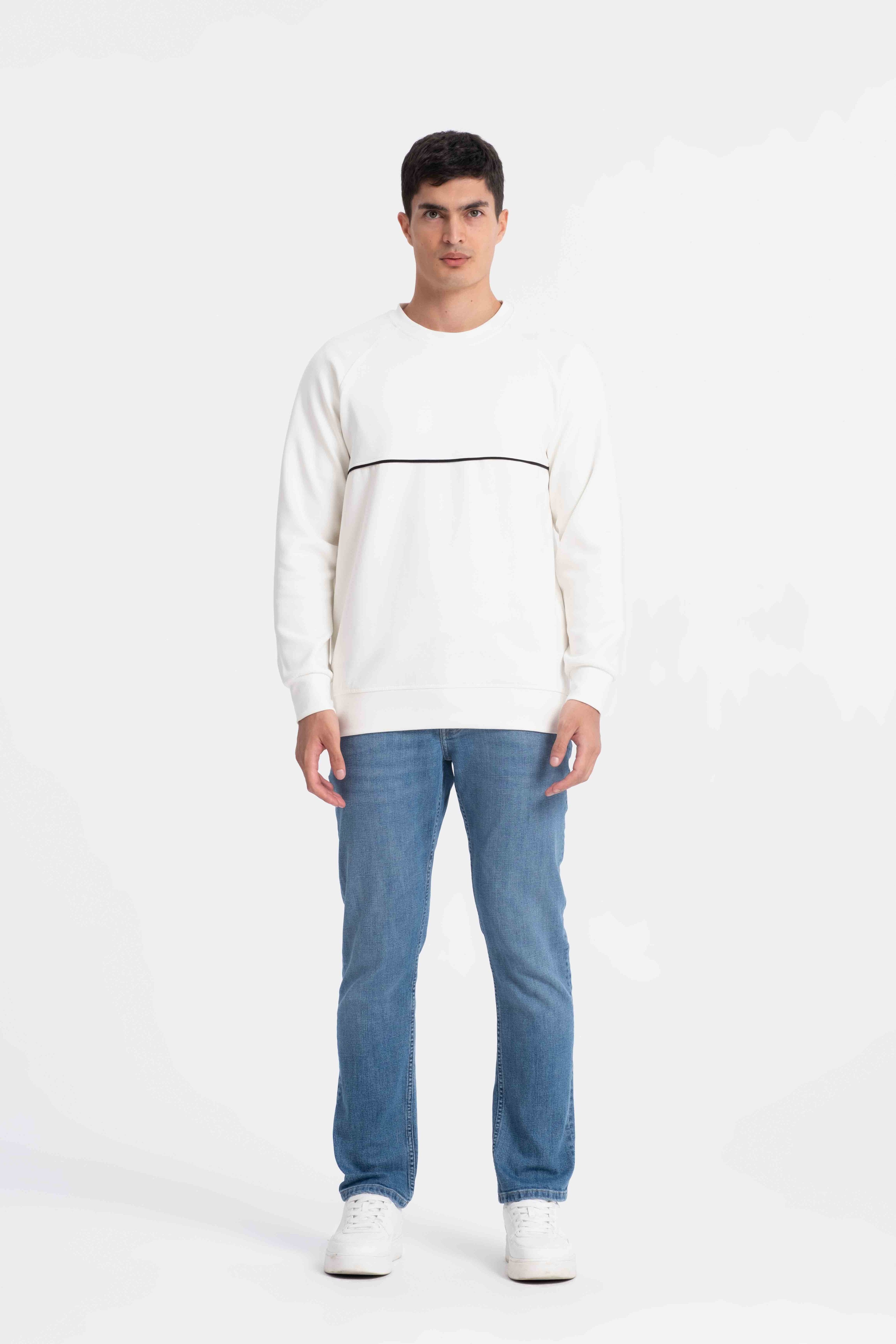 9564 JS 0 YAKA BİYELİ LYC DOUBLE FACE SWEAT