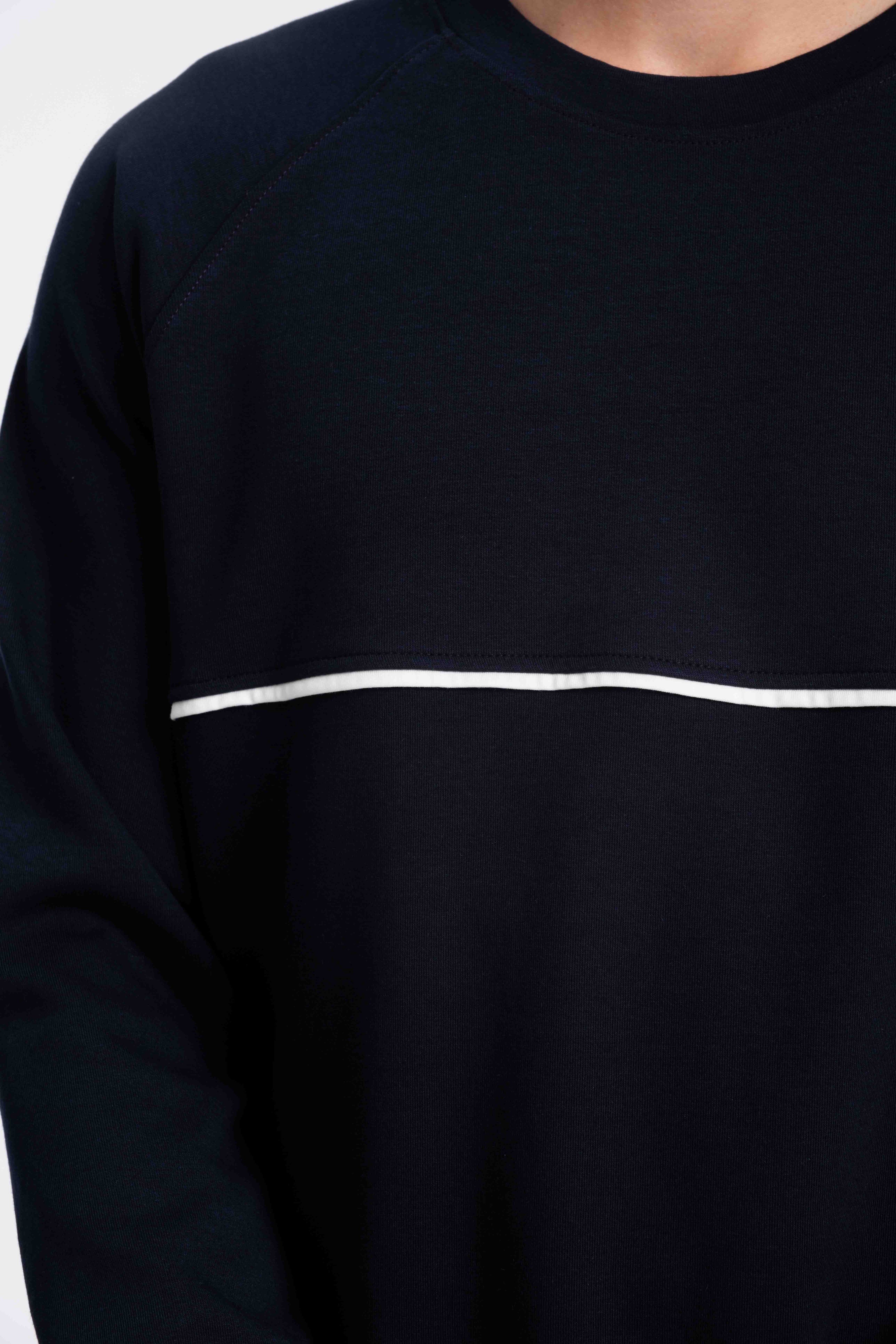 9564 JS 0 YAKA BİYELİ LYC DOUBLE FACE SWEAT