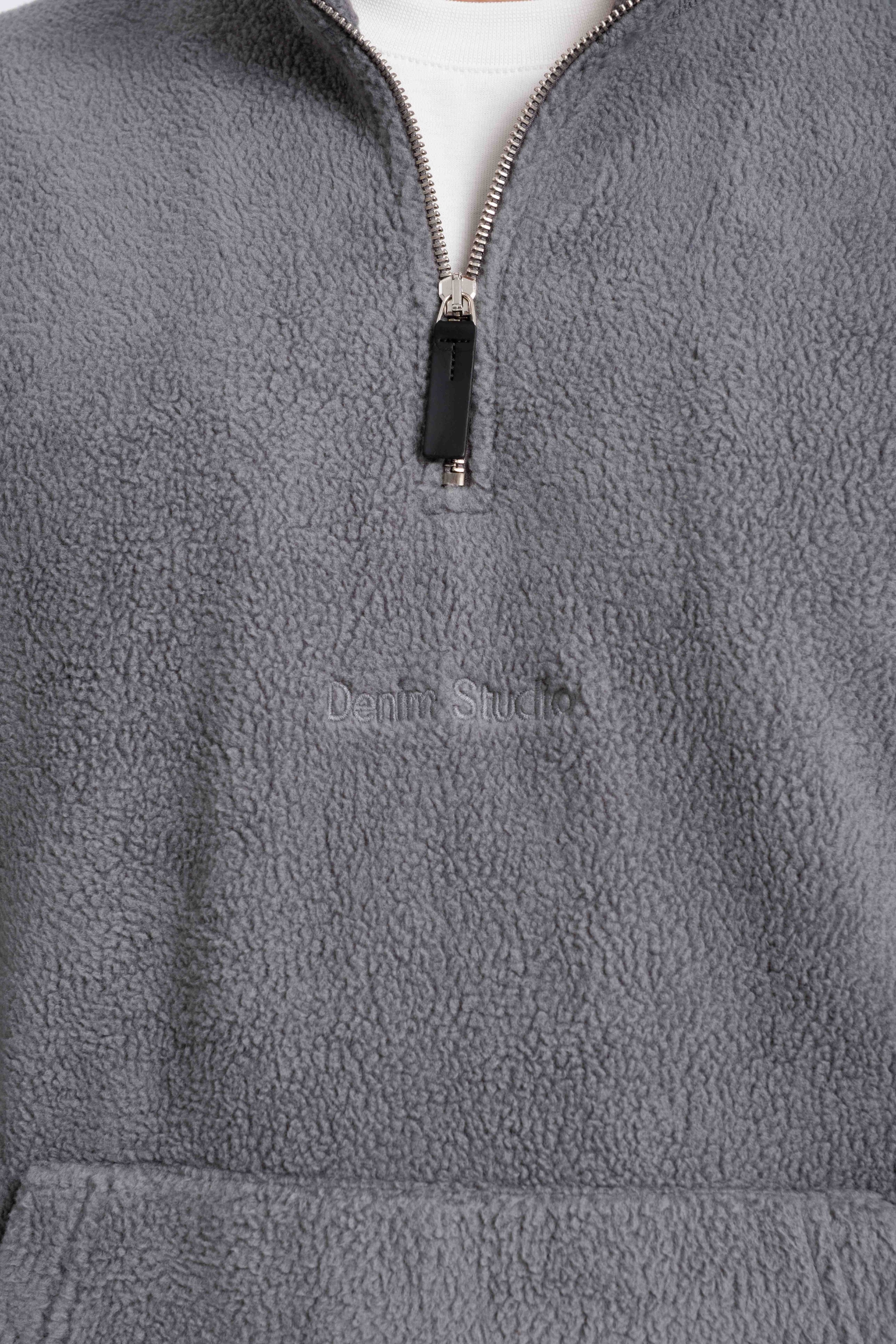 9581 JS DİK YAKA KANGURU İNTERSOFT SWEAT