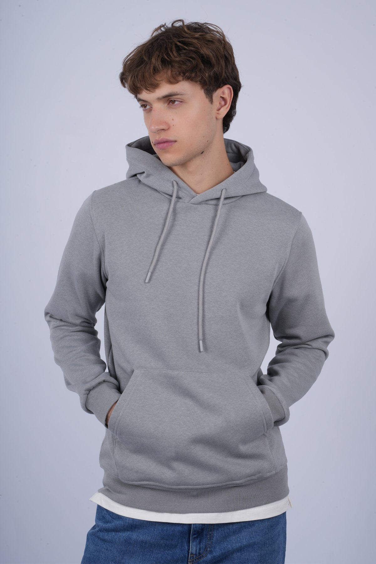 9506 JS KAPŞONLU 3 İPLİK SWEAT