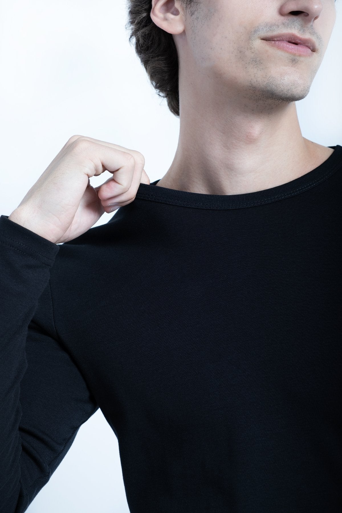 9529 JS 0 YAKA BASİC RİBANA SWEAT