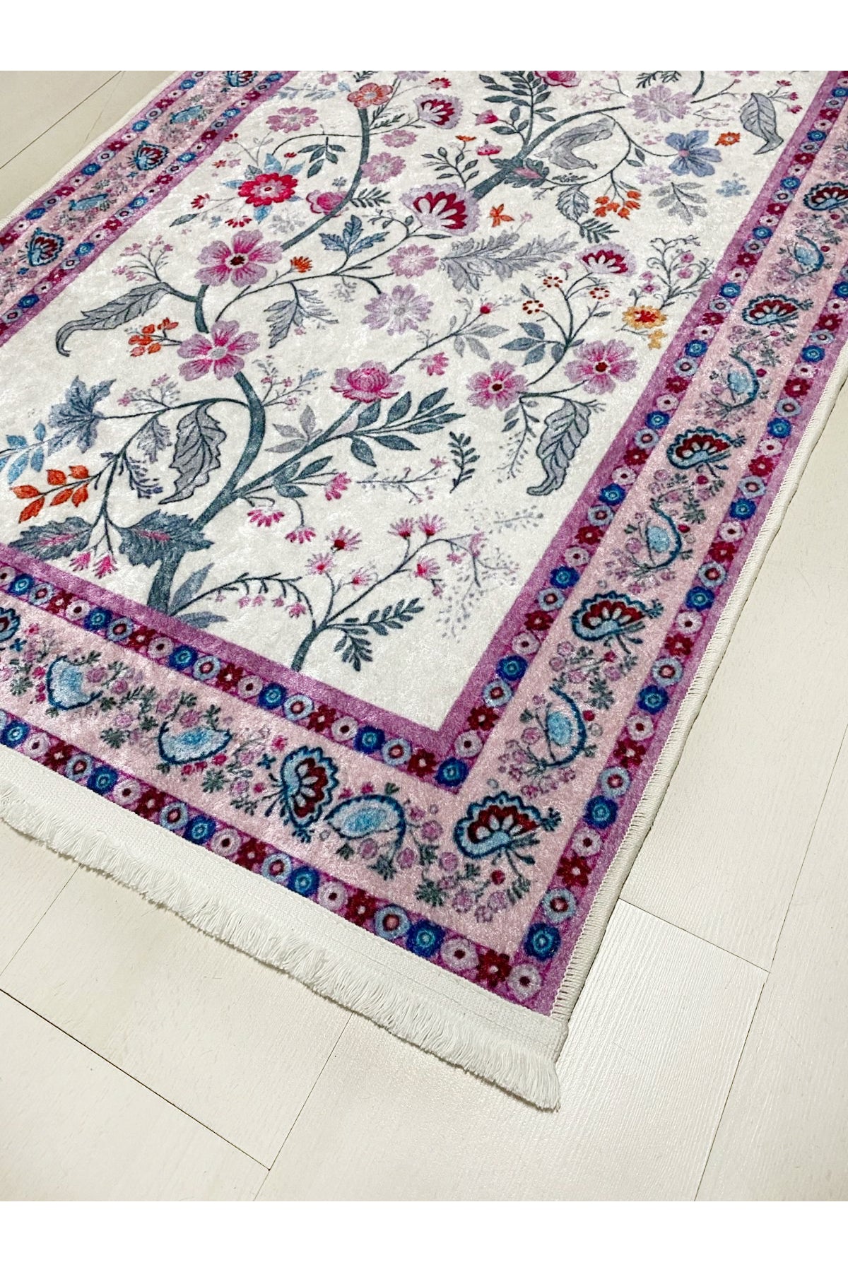 Modern Çiçekli Medine Seccade 80x140