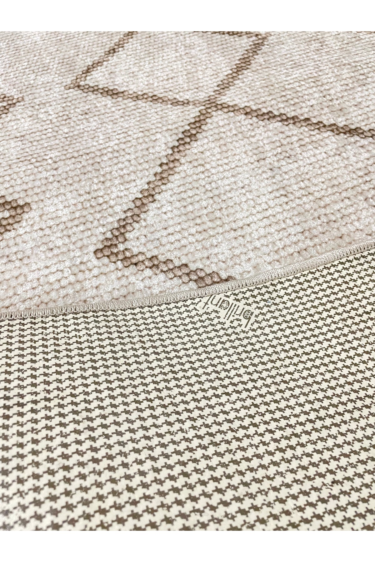 Geometrik Desen Lateks Taban Salon ve Yolluk Antre Halı