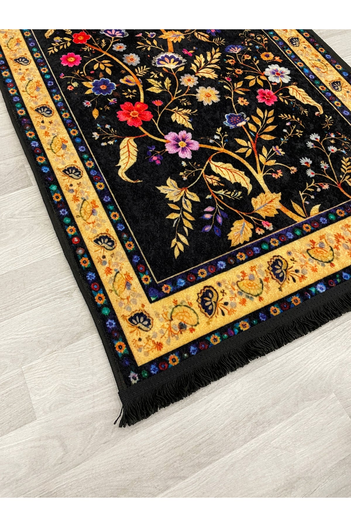 Modern Çiçekli Medine Seccade 80x140