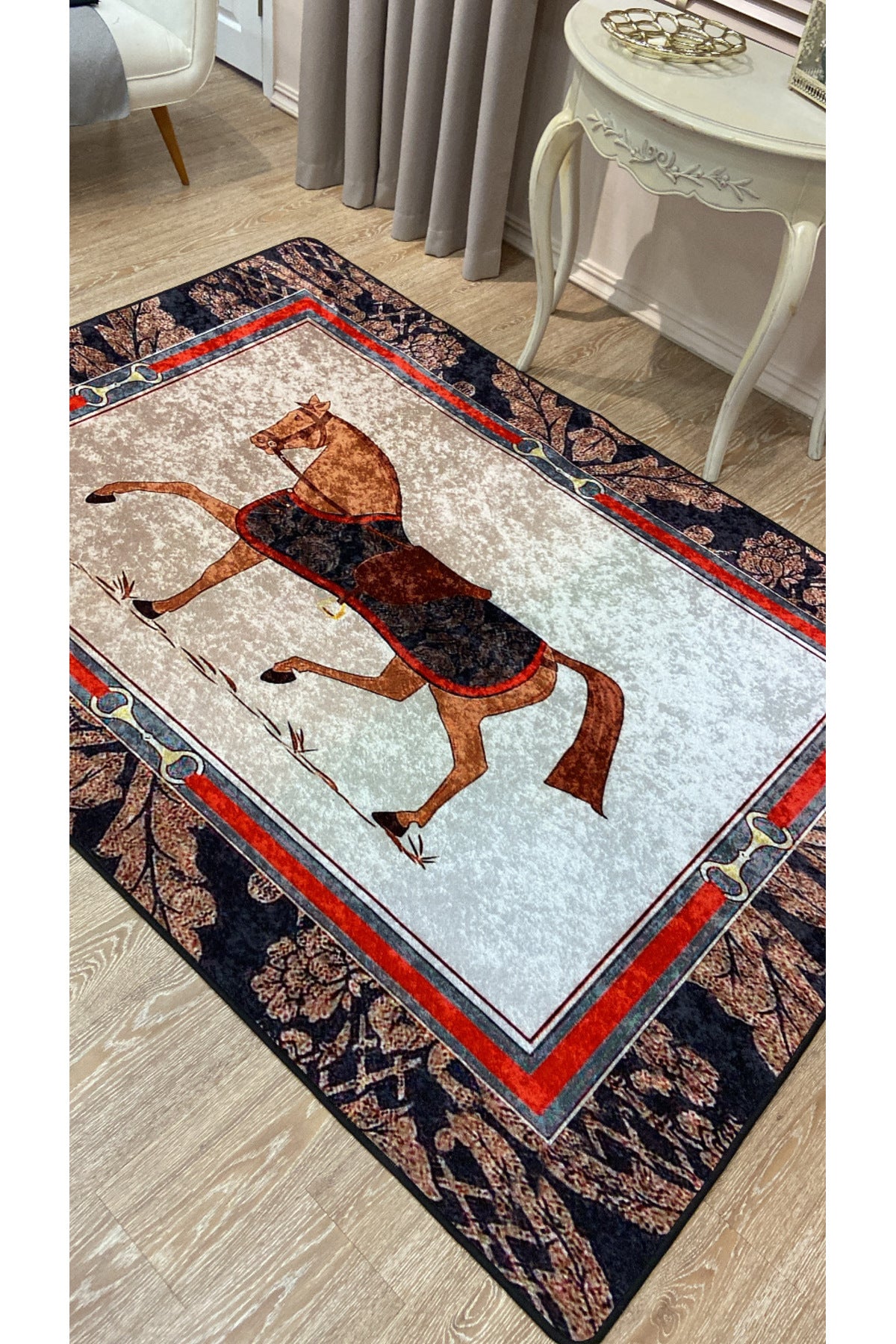 Horse At Desen Lateks Taban Halı