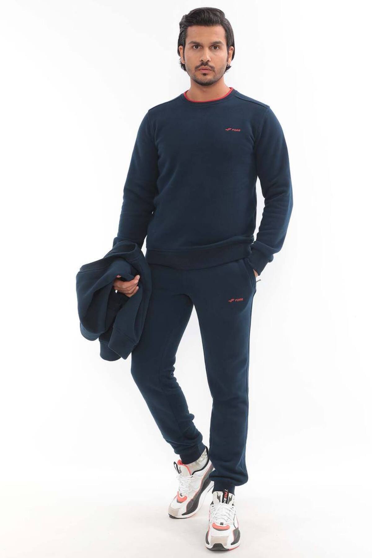 Erkek Royal 3 Iplik 3'lü Sweat Takım