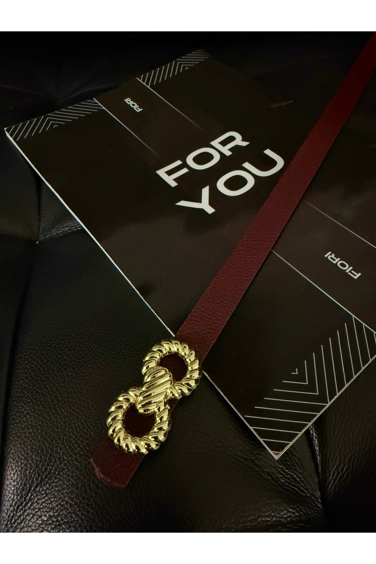 Burgu Gold Tokalı İnce Leopar Kadın Kemeri, Ceket Kemeri, Gömlek Kemeri, Elbise Kemeri