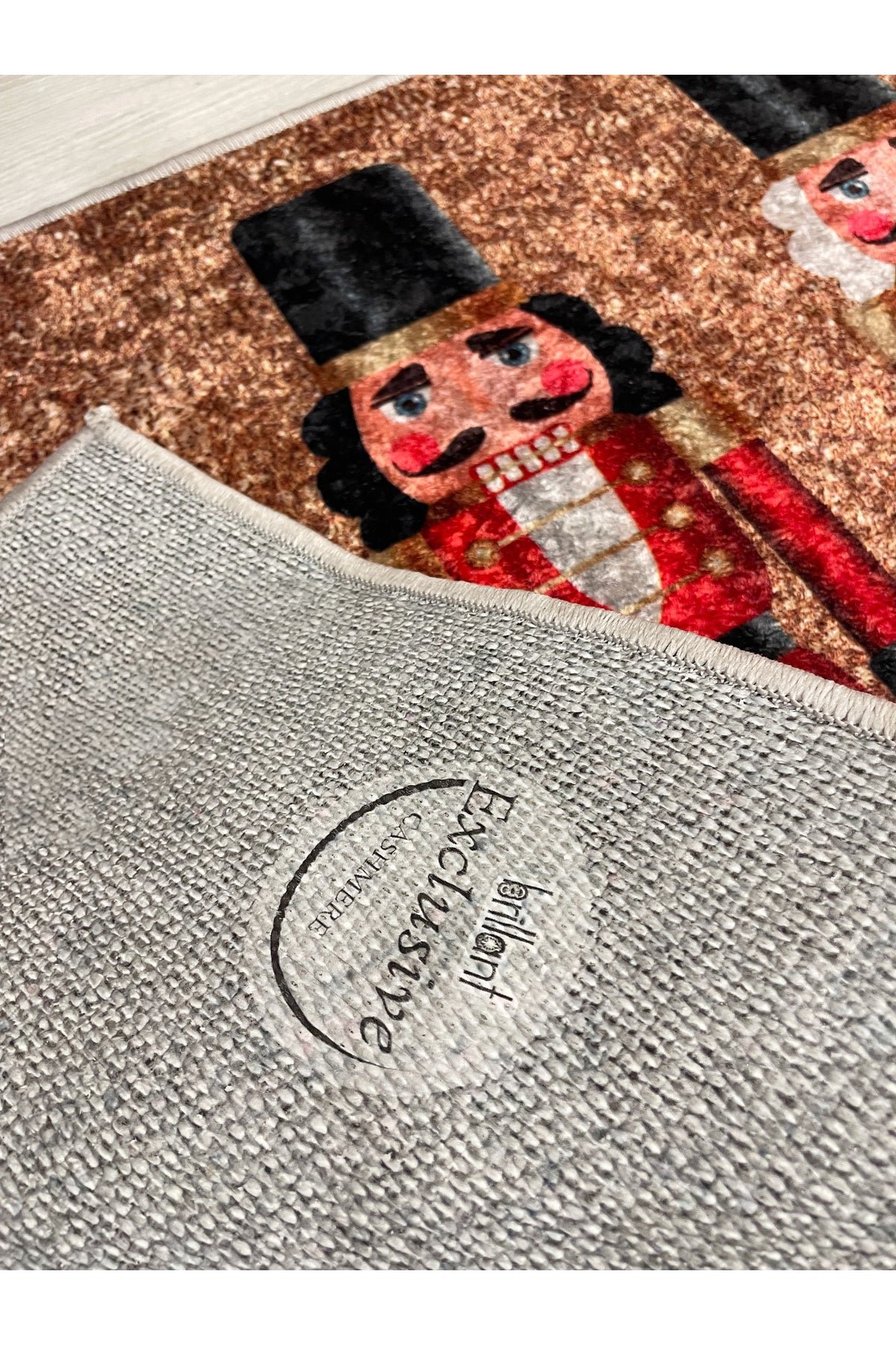 Kurşun Asker Detaylı Dekoratif Yılbaşı Paspas Ölçü 60x90