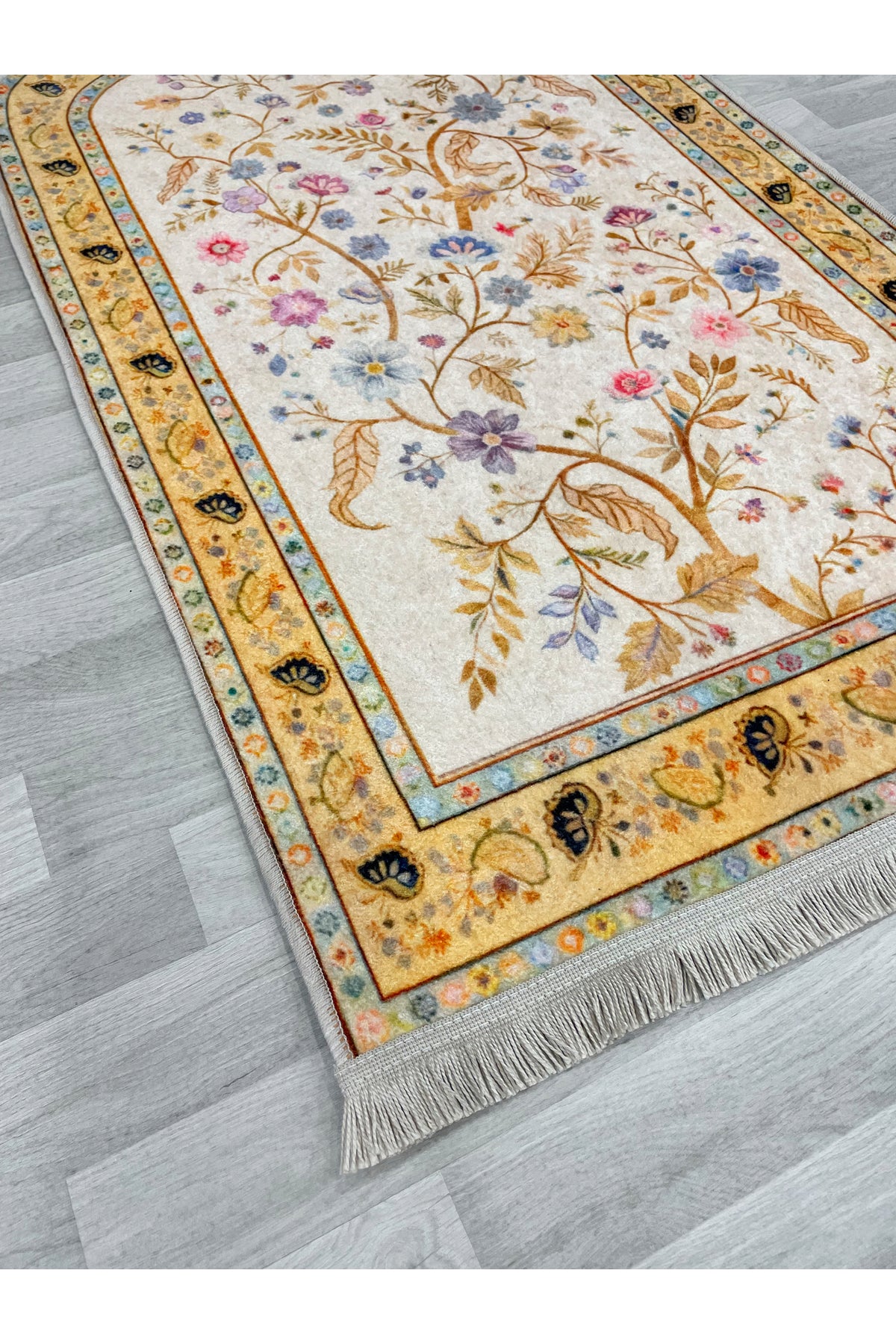 Modern Çiçekli Medine Seccade 80x140