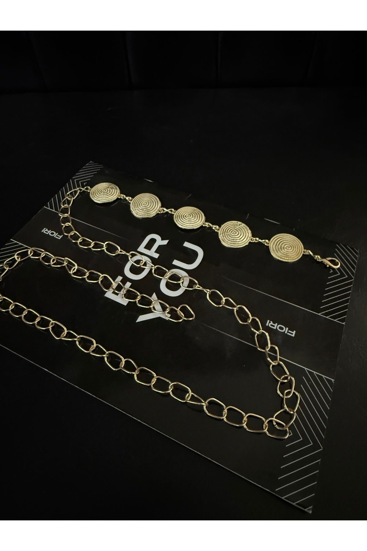 Gold Zincir Detaylı Kadın Bel Zinciri Bel Kemeri,Elbise Kemeri,Etek Kemeri,Pantolon Kemeri