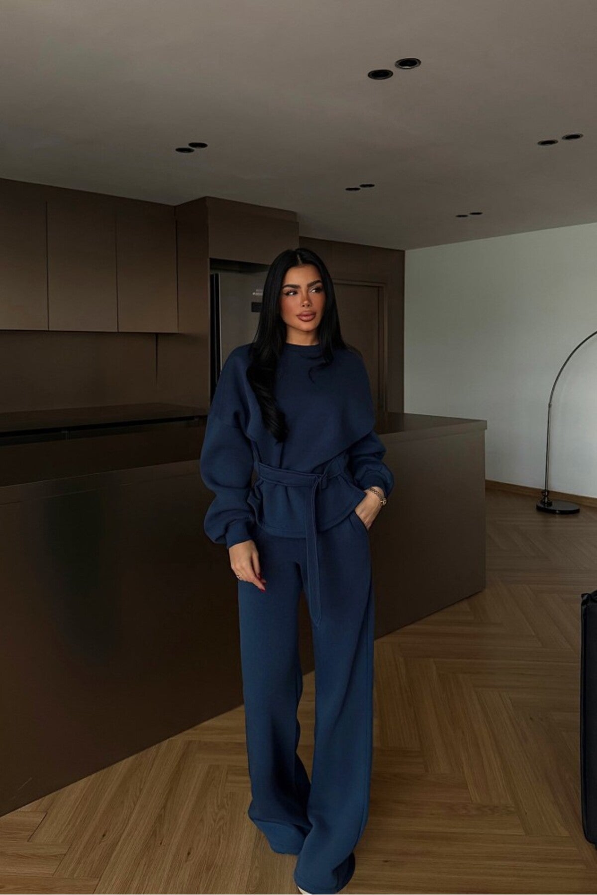 Lacivert Luzzy Eşofman Takımı ATE-4109