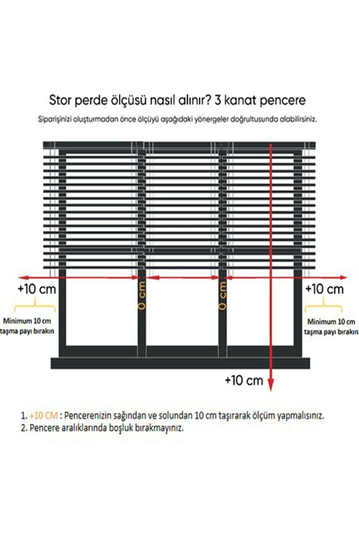Krem Blackout Karartma Stor Perde Yüksek Kalite % 100 Işık Geçirmez